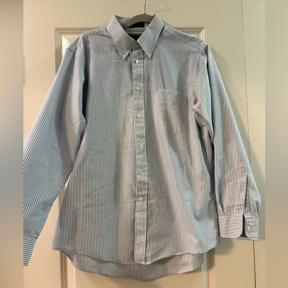 Men's Blue Striped Shirt